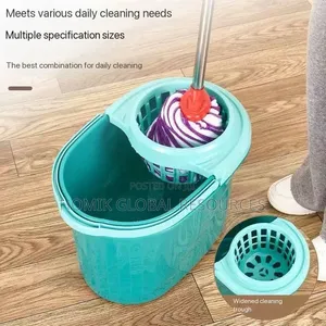 Thickened Plastic Single Mop Bucket (Mop Excluded)