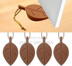 Tree Leaf Shape Silicone Door Stopper - 2pcs