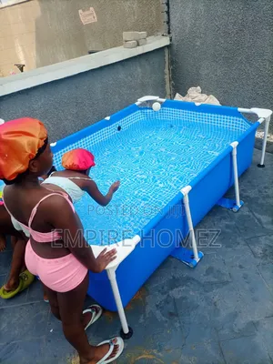 8ft by 4ft Children's Metal Swimming Pool