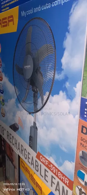 Qasa Rechargeable Standing Fan