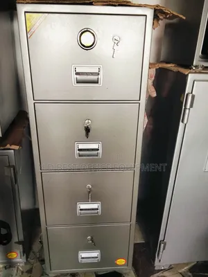 Four Drawing Fireproof Safe Cabinet