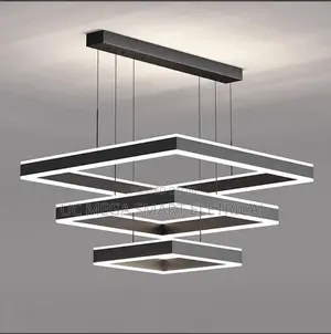 Black Aluminum Hanging Lamp for Dining Room Bedroom Living Room
