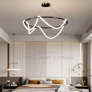 Nordic Led Long Hose Chandelier for Table Dining Room Kitchen Bar