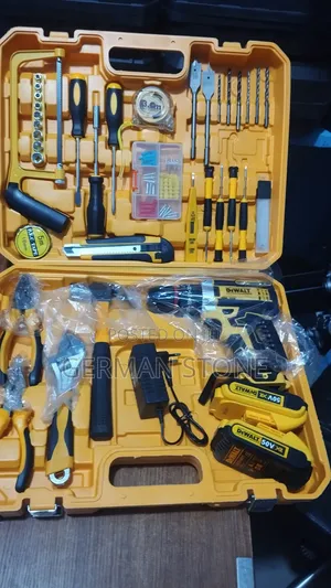 Dewalt 48v Cordless Drill With Multi-Functional Hardware Tool Kit Set
