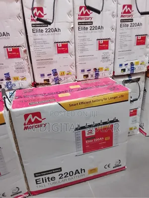 Mercury Tall Tubular Battery 220ah