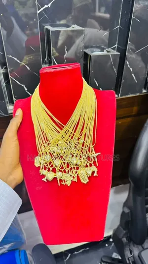 Pure 750 Italian Gold Rope Chain and Pendants Available as Seen
