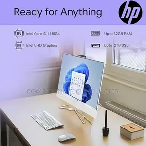 New HP ProOne 240 G10 All-in-One 8GB Intel Core i3 SSD 512GB