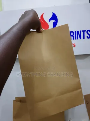 No Handle Craft Paper Bag, A4 Size for Packaging