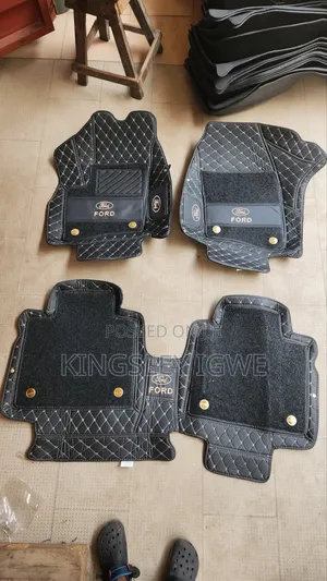 Double Layer Leather Floor Mat Ford Edge 2013 2015
