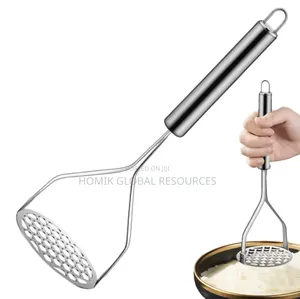 1pc Stainless Steel Manual Yam/Potato Masher