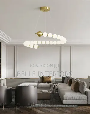 Acrylic Bell Pearl Ring Led Dimmable