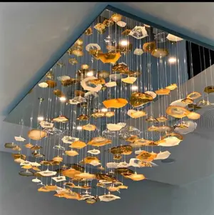 Modern Led Crystal Chandelier Restaurant and Kitchen Lighting Designer
