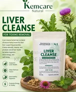 Kemcare Natural Liver Cleanser Milk Thistle Dandelion Root Ginger