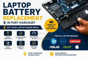 Laptop Battery Replacement in Port Harcourt | Hp, Dell, Lenovo, Asus