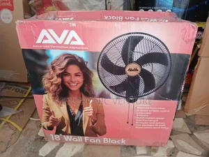 Ava Wall Fan 18in Black
