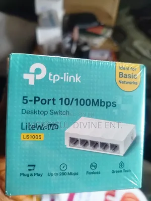Tp-Link 5 Port 10/100mbps Desktop Switch Litewave Ls1005