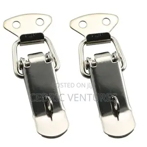 Stainless Steel Spring Loaded Toggle Latch Clamp Clip Lock - 2pcs