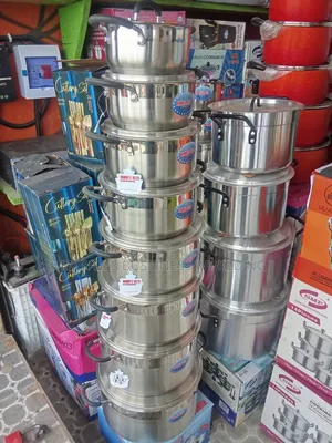 8 Pieces Healthy Induction Stainless Pots Set