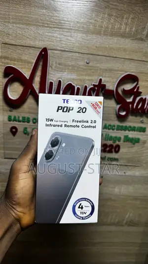 New Tecno Pop 20 128 GB Black