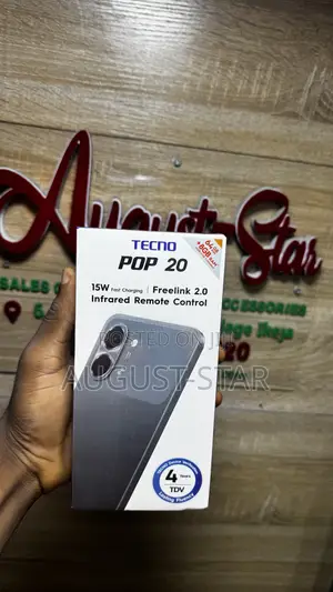New Tecno Pop 20 64 GB Black