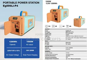 Eagle Solar 1000w/1280wh Portable Power Station