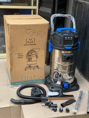 Mur-Power 80l Industrial Wet Dry Vacuum Cleaner – 3000w