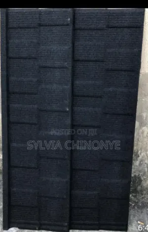 Shingles Pure Black Stone Coated Roofing With 50 Years Warranty Bb