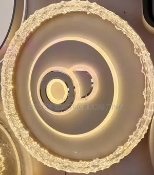 Flush Crystal Chandelier