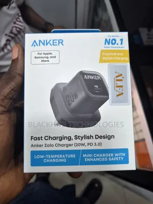 Anker Zolo Fast Charging 20w Pd 3.0, Stylish Design