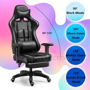 Gaming/Office Chair With Foot Rest