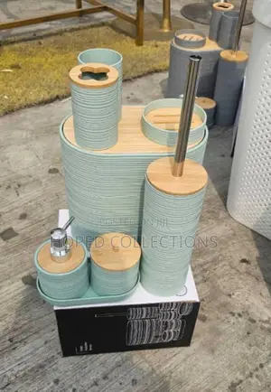 8 PCS Luxury Bamboo Plastic