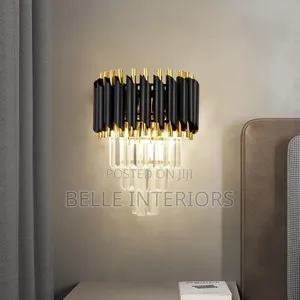 French Study Crystal Wall Lamp