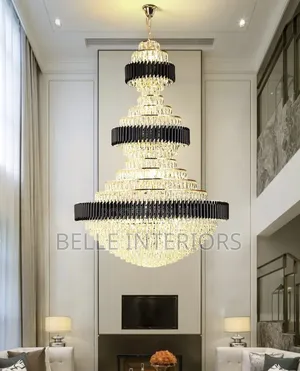Luxury Crystal Stair Chandelier Lighting