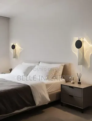 Model Led Wall Lamp Gold and Black Bedroom Wall Lamp