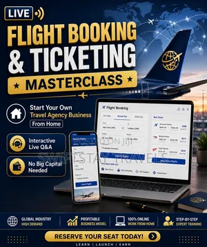 Learn Flight Booking Start Your Own Travel Agency