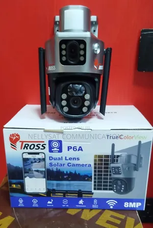 V380 Wifi Dual Lens Solar Camera