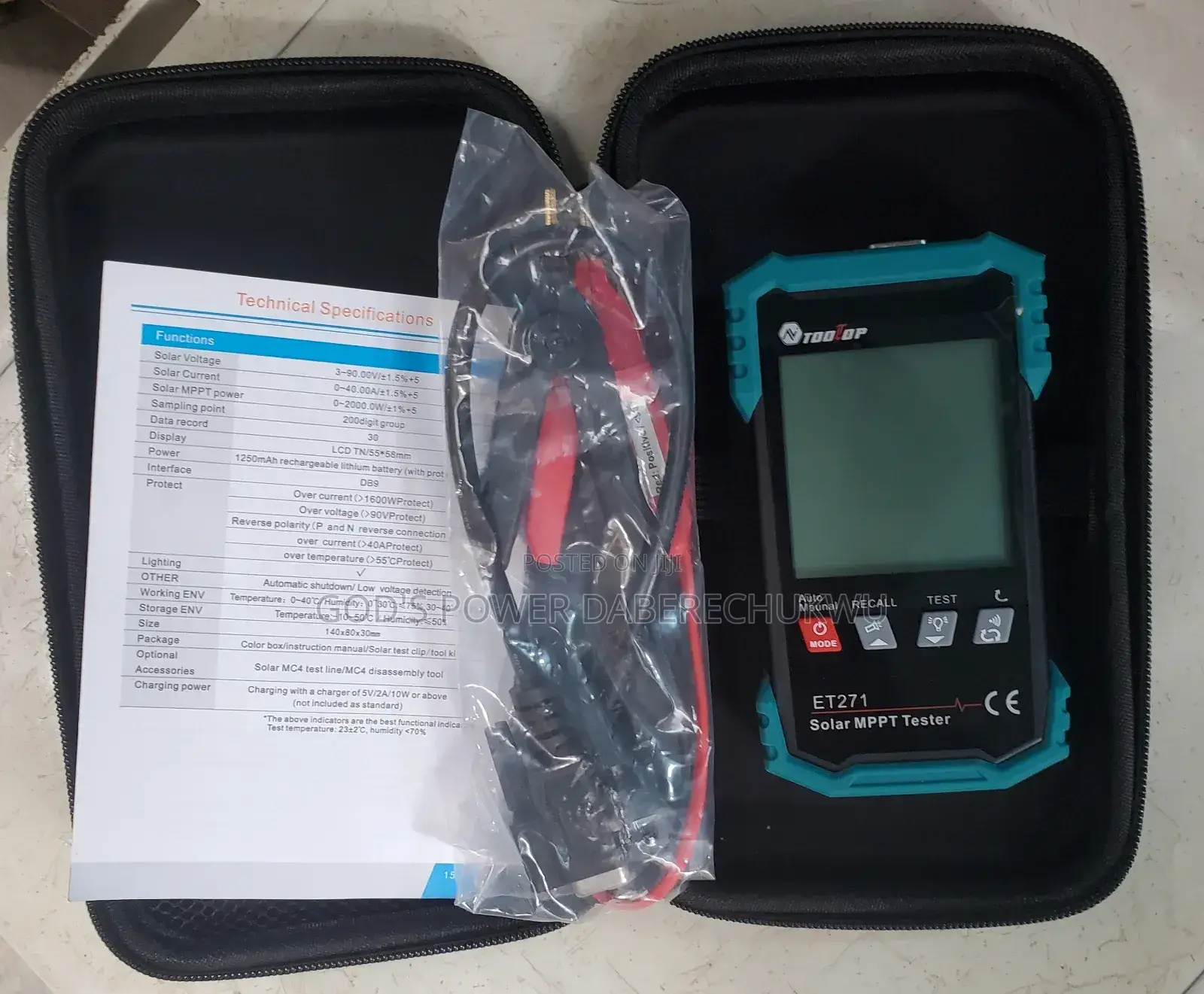 Solar Panel Tester 2000watts