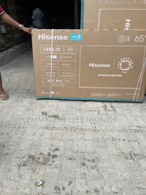 Original Hisense 65” Smart Tv With HDR Technology