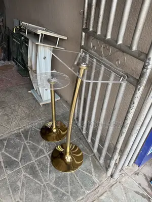 View Set Gold Acrylic Pulpit