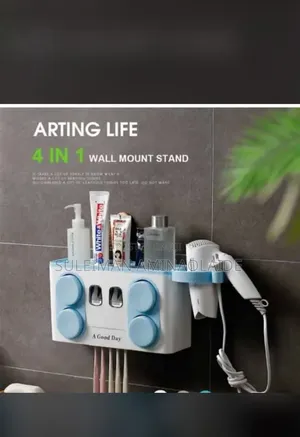 1pc Wall-Mounted Toothbrush Holder Featuring Adorable Design