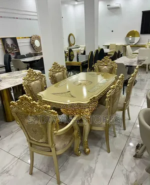 Lovely Strong Quality 6 Seaters Royal Dining Sets