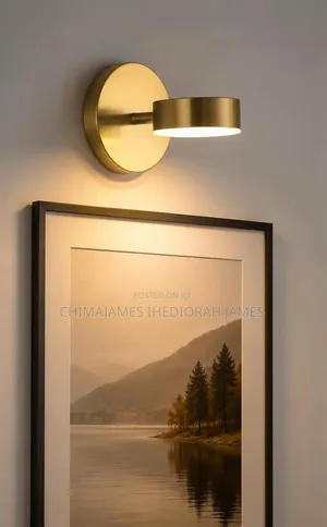 Wall Decor Nordic Room Bedroom Bed Post Modern Simple Can Rotate Ligh
