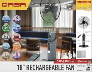 Qasa 18" Rechargeable Fan