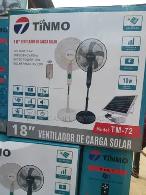 Tinmo Solar Fan With Remote or Without Remote