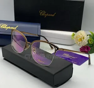 Chopard Inspired Luxury Eyewear Metal Frame, Photochromic Lens Glasses