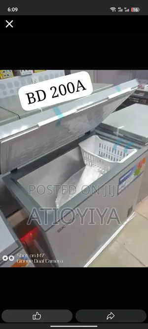 Skyrun Freezer 200litres ,2yrs Warranty With Big Powerful Compressor