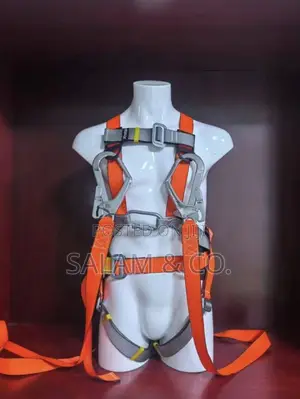 Heavy Duty Full Body Safety Harness Double Hook With Shock Absorber