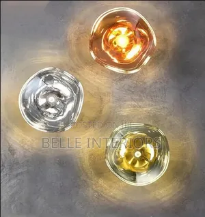 Modern Luxury Nordic Style Metal Glass