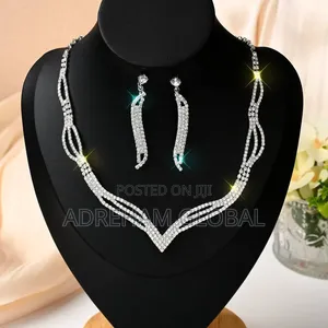 Fashion Silver Jewelry Chain and Earring