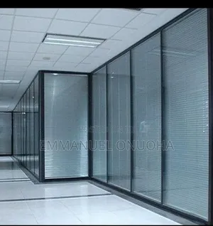 Office Glass Partition System (Aluminum + Glass)